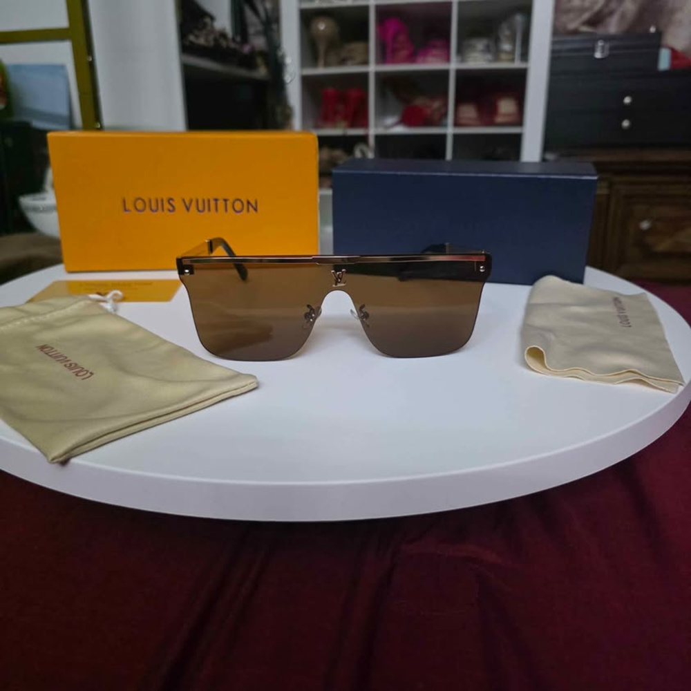 Brown and gold luxury Sunglasses
